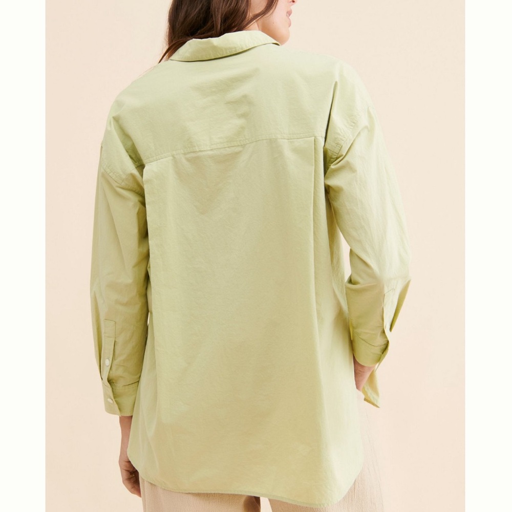 Madewell Oversized Patch-Pocket Button Down Top, … - image 4